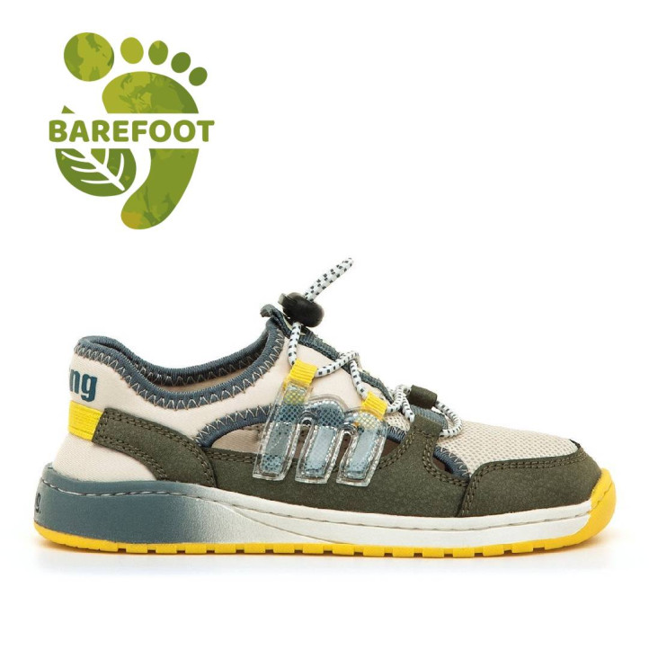 Zapatillas deporte Mustang respect verdes estilo deportiva barefoot - Querol online