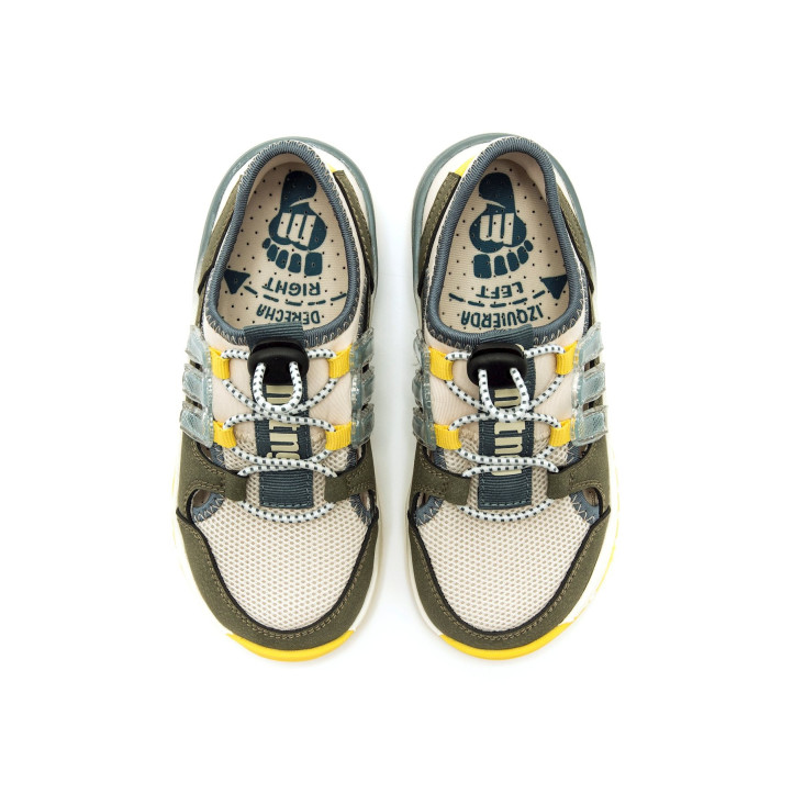 Zapatillas deporte Mustang respect verdes estilo deportiva barefoot - Querol online