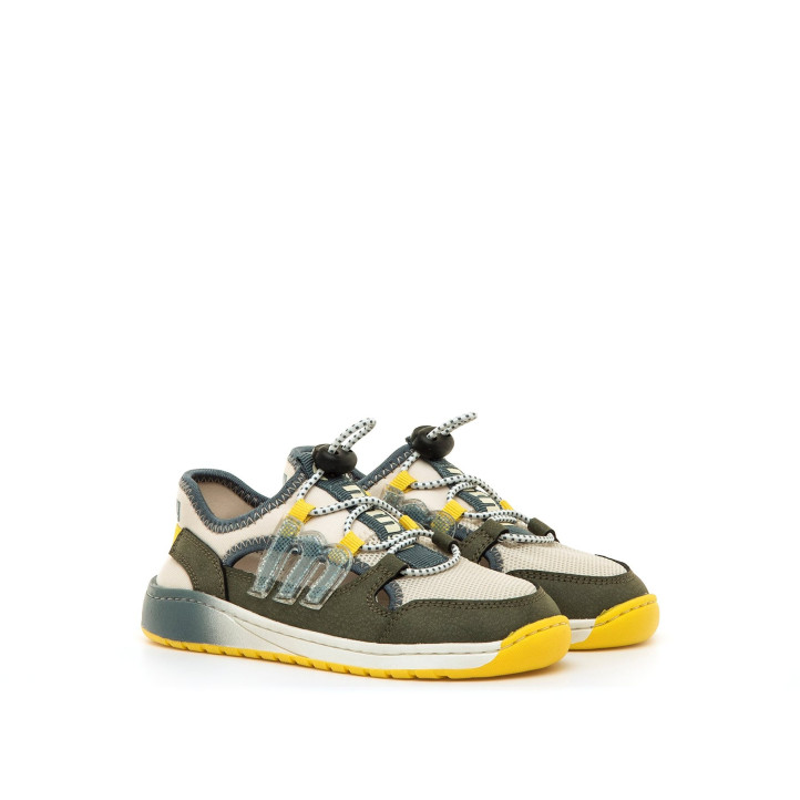 Zapatillas deporte Mustang respect verdes estilo deportiva barefoot - Querol online