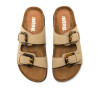 Sandalias planas Mustang lazy beige estilo bio