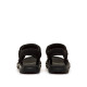 Sandalias planas Mustang solana negras con toque brillante estilo deportivo - Querol online