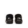 Sandalias planas Mustang solana negras con toque brillante estilo deportivo