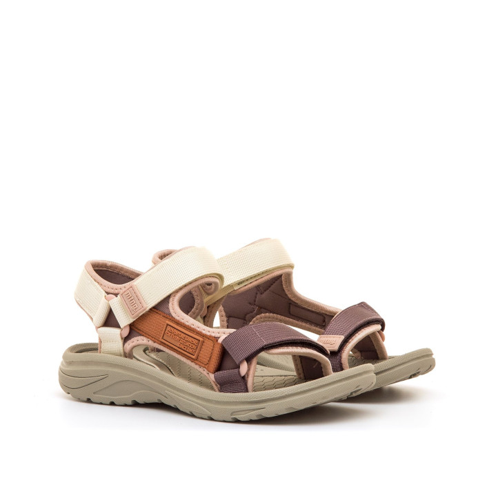 Sandalias planas Mustang solana en tonos teja estilo deportivo - Querol online