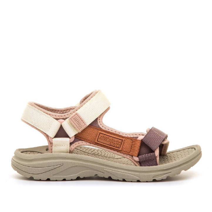 Sandalias planas Mustang solana en tonos teja estilo deportivo - Querol online