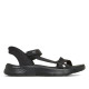 Sandàlies planes Skechers slip-ins: GO WALK flex sandal-illuminate negres - Querol online