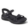 Sandàlies planes Skechers slip-ins: GO WALK flex sandal-illuminate negres