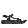 Sandalias planas Skechers go walk flex negras