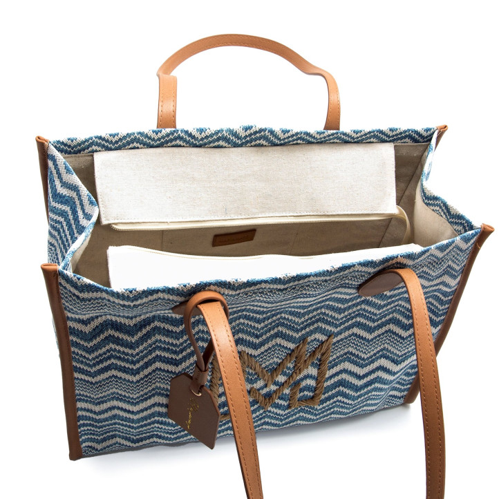 BOLSOS DE MUJER MARIAMARE LIRIO AZUL LIRIO 62299 - Querol online