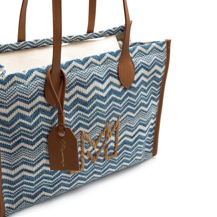 BOLSOS DE MUJER MARIAMARE LIRIO AZUL LIRIO 62299 - Querol online