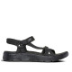 Sandàlies planes Skechers go walk flex negres - Querol online