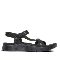Sandàlies planes Skechers go walk flex negres - Querol online