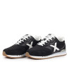 Sabatilles urban Munich dash 283 negres amb detalls blancs retro running