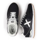 Zapatillas urban Munich dash 283 negras con detalles blancos retro running - Querol online