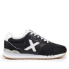 Sabatilles urban Munich dash 283 negres amb detalls blancs retro running