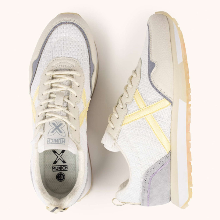 Sabatilles urban Munich next 20 blanca i crema - Querol online