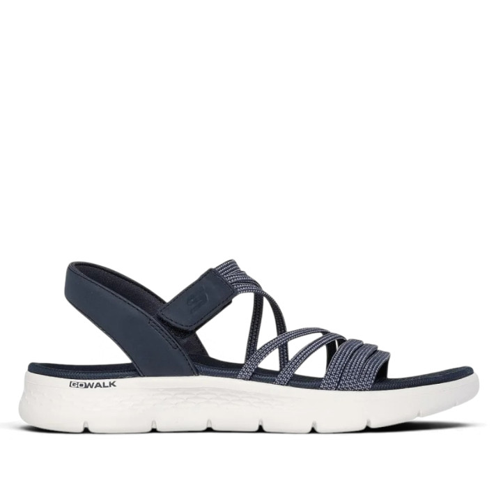 Sandalias planas Skechers GO WALK flex azul marino - Querol online