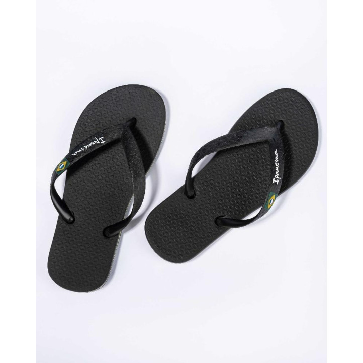 CHANCLAS DE NIñA IPANEMA CLAS BRASIL II KIDS BLACK - Querol online
