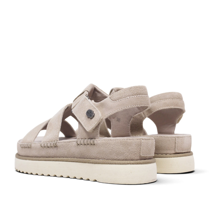 Sandàlies plataformes Querol gel estil sandalia de riu amb tancament de velcro - Querol online