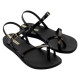 CHANCLAS DE MUJER IPANEMA FASHION SAND VIII  FEM BLACK/GOLD BLACK - Querol online