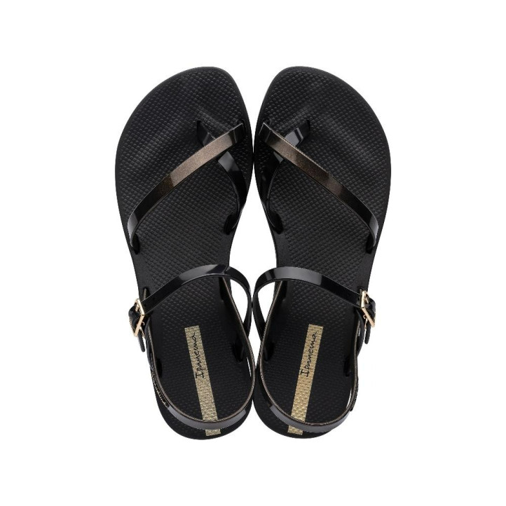 CHANCLAS DE MUJER IPANEMA FASHION SAND VIII  FEM BLACK/GOLD BLACK - Querol online