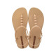 CHANCLAS DE MUJER IPANEMA CLASS EASY ON FEM BEIGE/BEIGE - Querol online