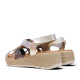 Sandalias cuña Redlove yuna metalizadas en diferentes tonos - Querol online