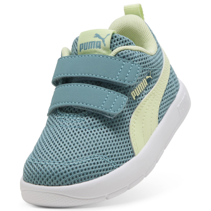 Sabatilles esport Puma courtflex green amb pastel yellow - Querol online