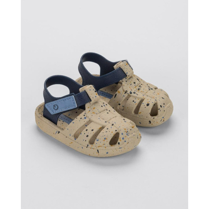 CHANCLAS DE UNISEX CARTAGO OSLO SAND BABY BEIGE/BLUE - Querol online