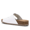 Sandàlies planes Owel ibiza blanques amb doble sivella tipus bio