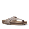 Sandalias planas Owel menorca beige con tira cruzada y hebilla tipo bio