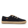 Zapatillas lona Mustang napoli azul marino estilo alpargata