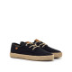 Zapatillas lona Mustang napoli azul marino estilo alpargata - Querol online