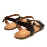 Sandalias planas Mustang free cleo moka con hebilla metálica barefoot