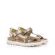 Sandalias planas Mustang sunny beige con detalles champange estilo outdoor - Querol online