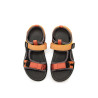 sandalias Mustang treck con detalles naranjas, amarillos y azules