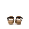 sandalias Mustang aire negras con plataforma