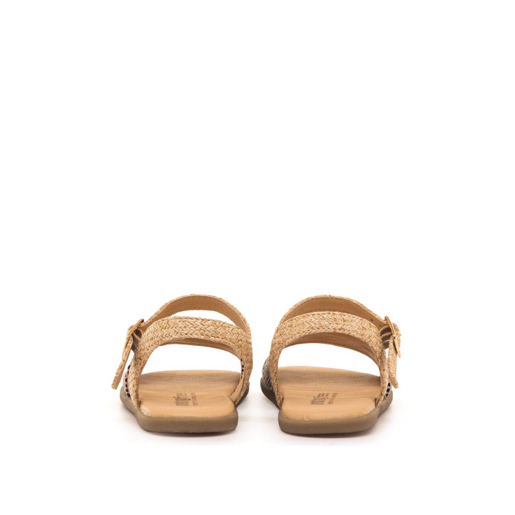 sandàlies Mustang free beix amb estampat de llunes barefoot - Querol online