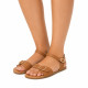 Sandalias planas Mustang free cleo cuero con hebilla metálica barefoot - Querol online
