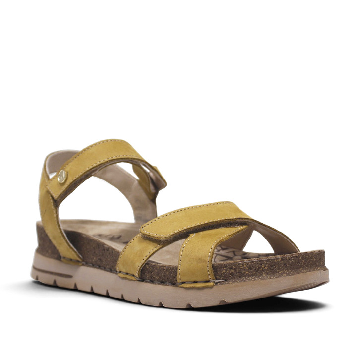 Sandàlies falca Walk & Fly gorgues amb tires creuades amb velcro - Querol online