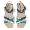 Sandàlies falca Walk & Fly adriatico en tons blaus amb velcro