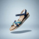 Sandàlies falca Walk & Fly adriatico en tons blaus amb velcro - Querol online