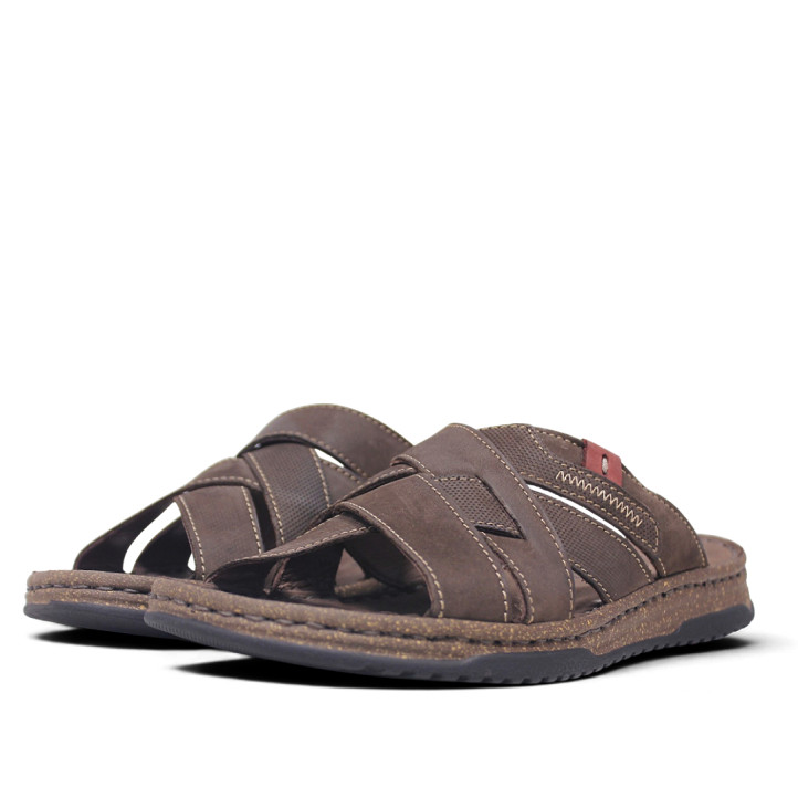 Sandàlies Walk & Fly crossway marrons - Querol online