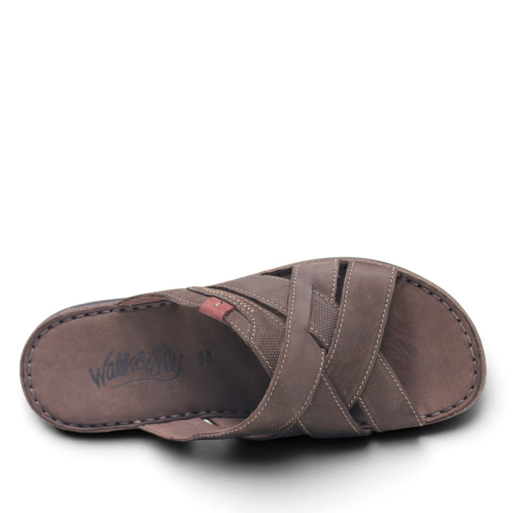 Sandàlies Walk & Fly crossway marrons - Querol online