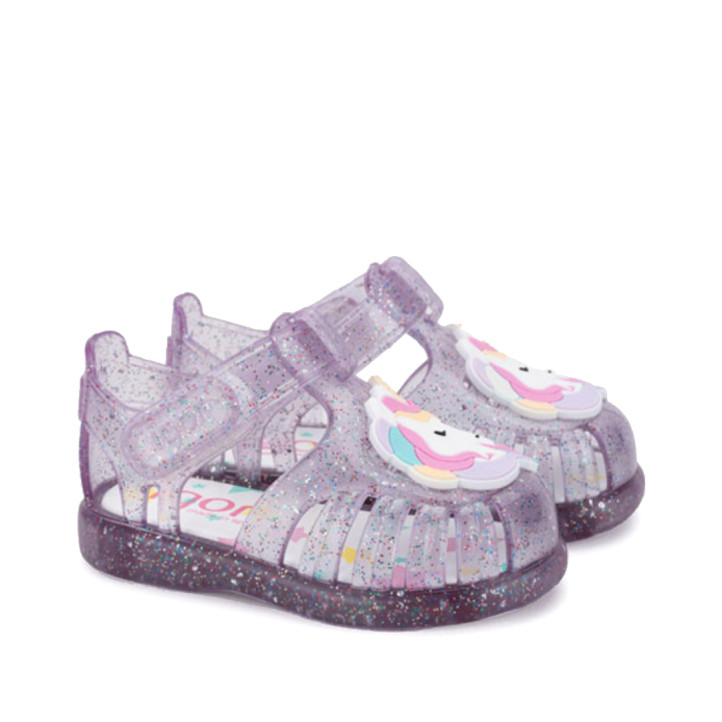 Xancletes Igor lila multi glitter unicorni - Querol online