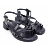 Sandalias tacón Redlove honoka negras con tiras finas y pequeño tacón