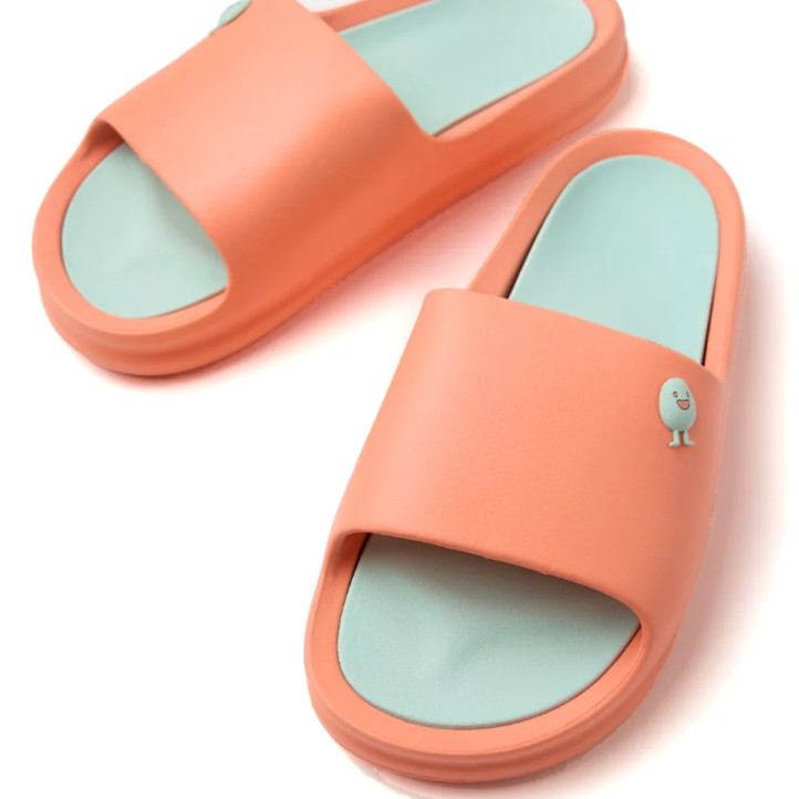 Chanclas Hot Potatoes coral con plantilla intercambiable gill shovel - Querol online