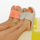 Chanclas Hot Potatoes coral con plantilla intercambiable gill shovel - Querol online