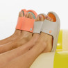 Chanclas Hot Potatoes coral con plantilla intercambiable gill shovel