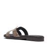 Sandàlies planes Redlove misaki animal print de tall geomètric