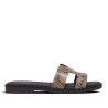 Sandàlies planes Redlove misaki animal print de tall geomètric